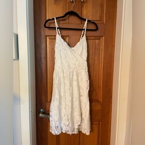 Abercrombie & Fitch Cream Lace Dress, Size Medium